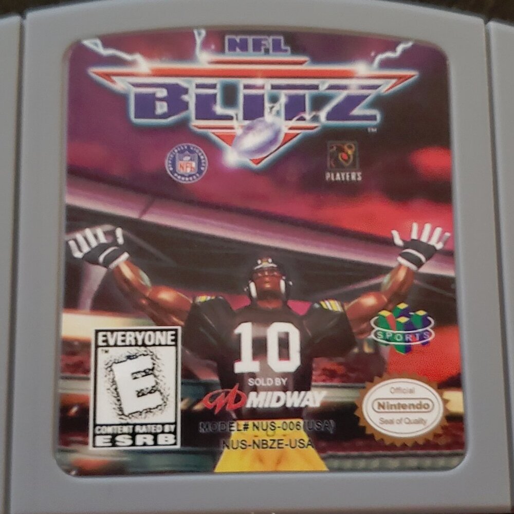 NFL Blitz Video Game Nintendo 64 N64